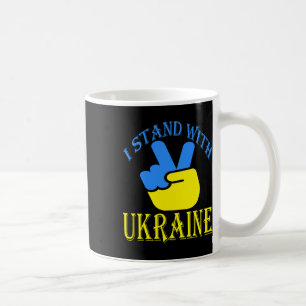 Ukraine Dreizack Ukraine-Flagge Ukrainische Flagge Kaffeetasse