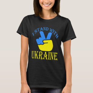 Ukraine Dreizack Ukraine-Flagge Ukrainische Flagge T-Shirt