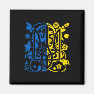 Ukraine Dreizack Ukrainischer Patriot National Bla Magnet