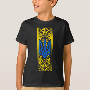 Ukraine Dreizack Vyschyvanka Kostüm Präsident Zele T-Shirt