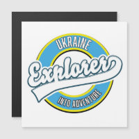 Ukraine Entdecker in Abenteuer Logo.