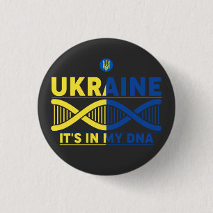 Ukraine Es ist in meinem DNA-T - Shirt-Schlüsselan Button