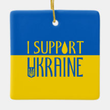 Ukraine-Fahne Gelbe blaue Unterlage Teardrop-Emble