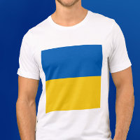 Ukraine Fahne vorne und hinten