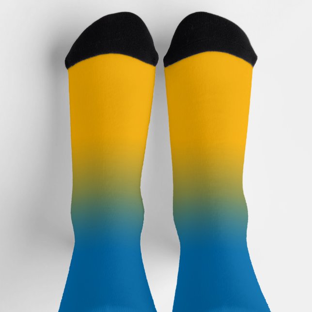 Ukraine, Farben der Freiheit Socken (Oben)