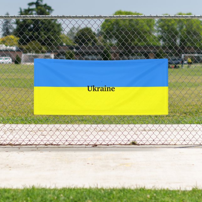 Ukraine Farben, Flagge der Ukraine Banner (Insitu)