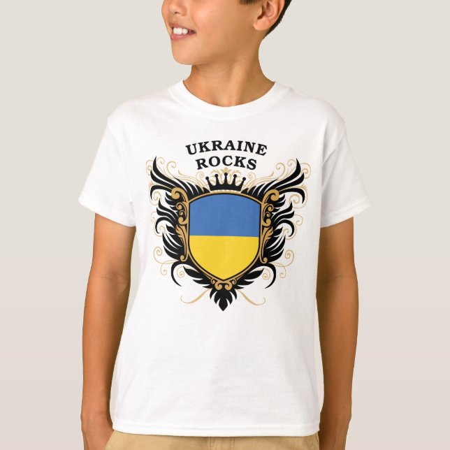 Ukraine-Felsen T-Shirt (Vorderseite)