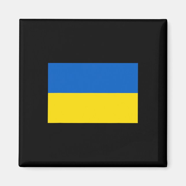 Ukraine Flag Design  Magnet (Vorne)