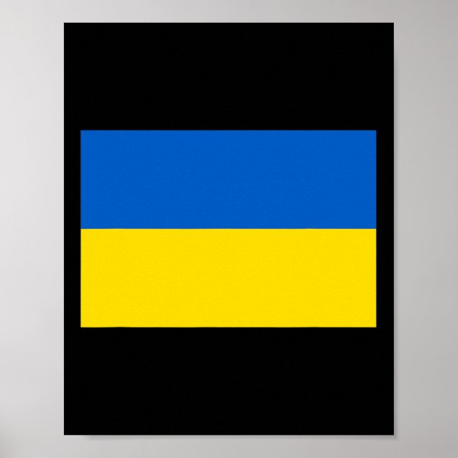 Ukraine Flag Design  Poster (Vorne)
