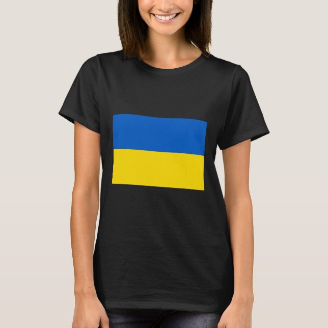Ukraine Flag Design  T-Shirt (Vorderseite)