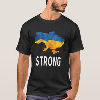 Ukraine Flag Emblem Karte Patriot für Männer und F T-Shirt