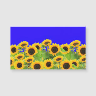 Ukraine Flag Farben Sonnenblumen Magnet