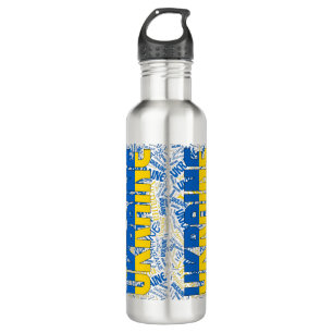 Ukraine Flag Gorgetic Patriotic Edelstahlflasche