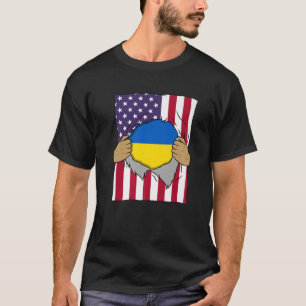 Ukraine Flag Inside Me Zuhause Prix Ukrainische am T-Shirt