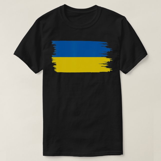 Ukraine Flag Merchandise For Ukrainians, American  T-Shirt (Design vorne)