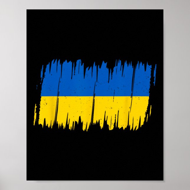 Ukraine Flag National Flag Kiev Ukrainian Kyiv 1  Poster (Vorne)