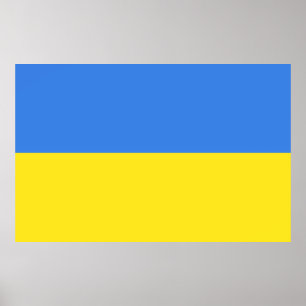 Ukraine Flag Poster Freedom