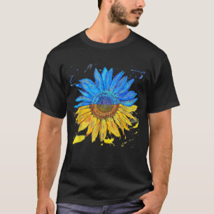 Ukraine Flag Sonnenblumen Vintag T-Shirt