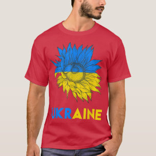 Ukraine Flag Sonnenblumen Vintag ukrainische Unter T-Shirt