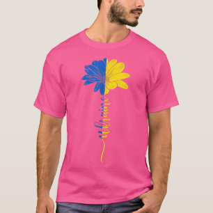 Ukraine Flag Sonnenblumen Vintag ukrainische Unter T-Shirt