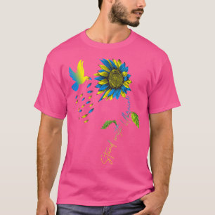 Ukraine Flag Sonnenblumen Vintag ukrainische Unter T-Shirt