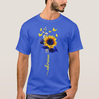 Ukraine Flag Sonnenblumen Vintag ukrainische Unter T-Shirt