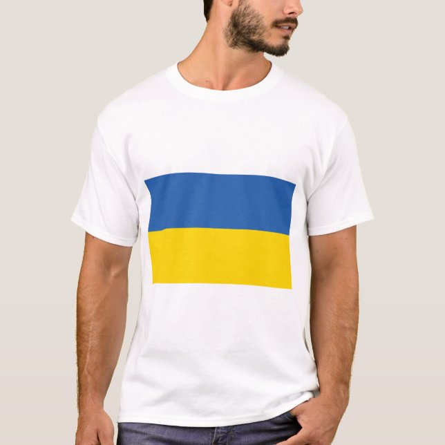UKRAINE-FLAG T-Shirt (Vorderseite)