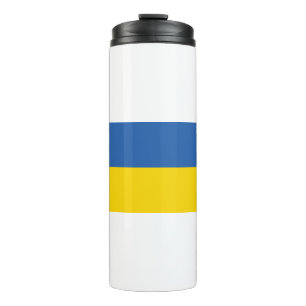 UKRAINE-FLAG THERMOSBECHER