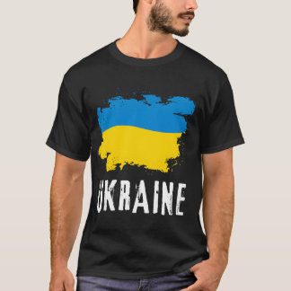Ukraine Flag Ukrainian Support Pride gift T-Shirt