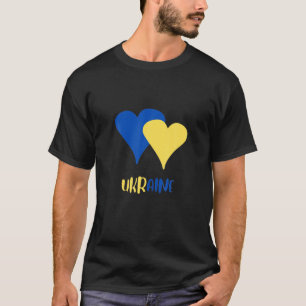 Ukraine Flag Ukrainisches Herz Unterstützung Ukrai T-Shirt