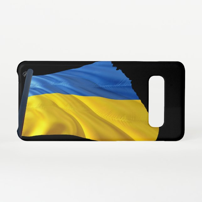 Ukraine Flag - War, Politics, Suffering Samsung Galaxy Hülle (Rückseite (Horizontal))