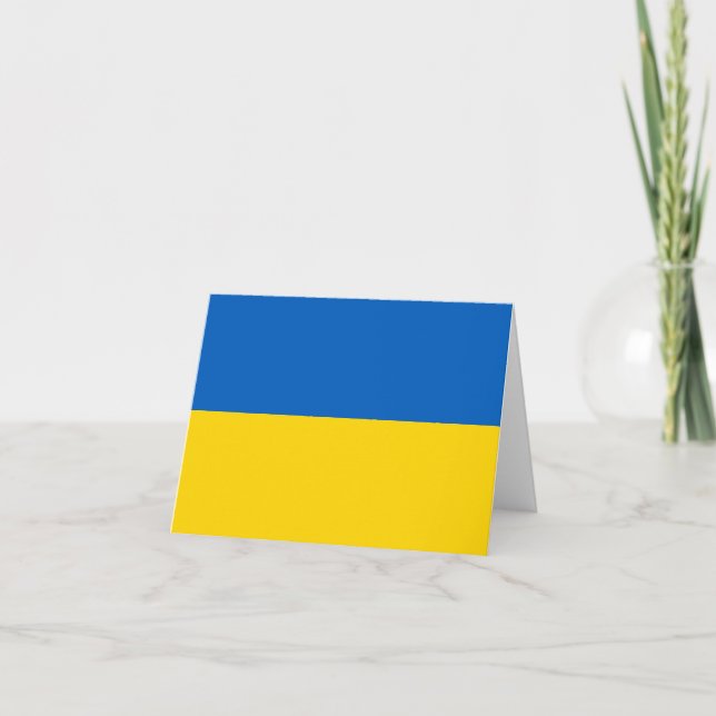 Ukraine-Flagge (Vorderseite)
