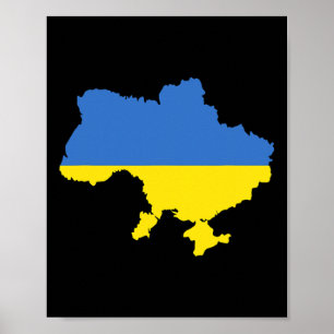 Ukraine-Flagge 4 Poster