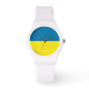 Ukraine-Flagge Armbanduhr