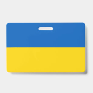 Ukraine-Flagge Ausweis