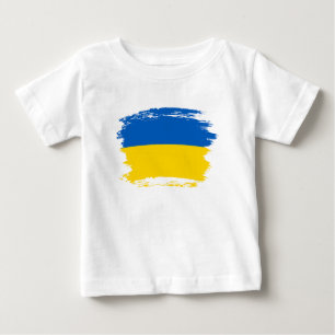 Ukraine-Flagge Baby T-shirt