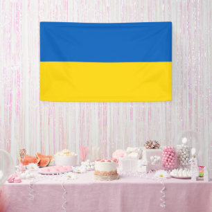 Ukraine-Flagge Banner