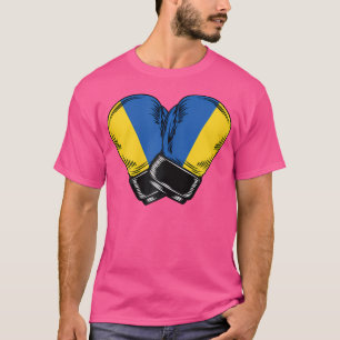 Ukraine Flagge Boxing Boxer Ukrainische Flagge T-Shirt