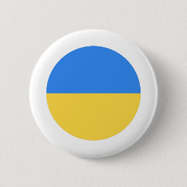 Ukraine-Flagge Button
