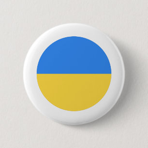 Ukraine-Flagge Button