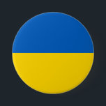 Ukraine-Flagge Button<br><div class="desc">Ukraine-Flagge</div>