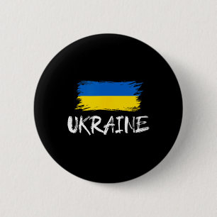 Ukraine-Flagge Clic Ukrainischer Stolz Gebürstet S Button