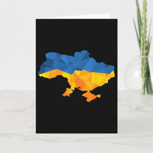 Ukraine-Flagge-Emblem-Karte Patriot für Männer und Karte