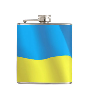 Ukraine-Flagge Flachmann