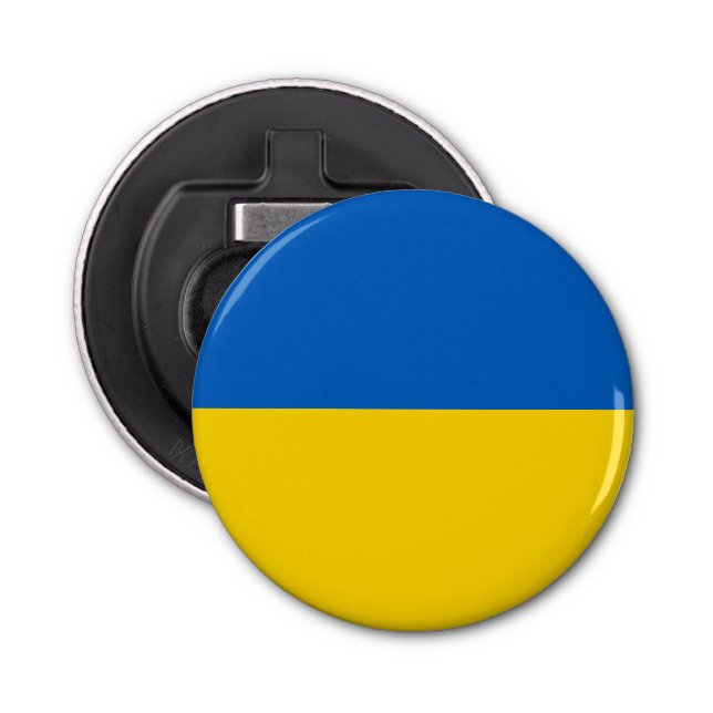 Ukraine-Flagge Flaschenöffner (Vorderseite)