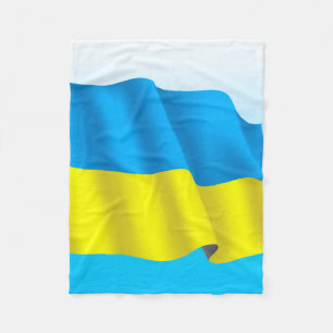 Ukraine-Flagge Fleecedecke