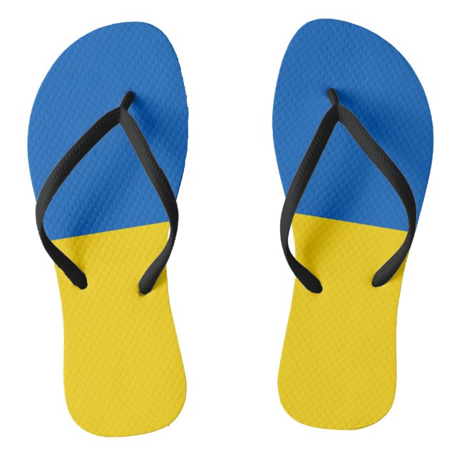 Ukraine-Flagge Flip Flops (Fußbett)