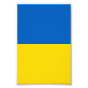Ukraine-Flagge Fotodruck