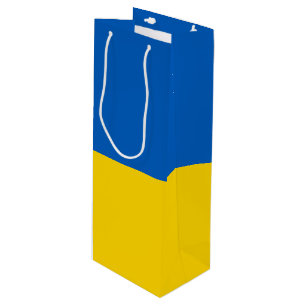 Ukraine-Flagge Geschenktüte Für Weinflaschen