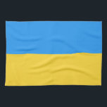 Ukraine-Flagge Geschirrtuch<br><div class="desc">Ukraine-Flagge,  Unterstützung des ukrainischen blau-gelben ukrainischen Kampfes</div>